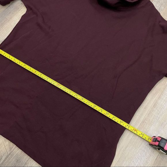 Vintage | Burgundy “Weekenders” Mock Neck Tunic Dress - Picture 9 of 14